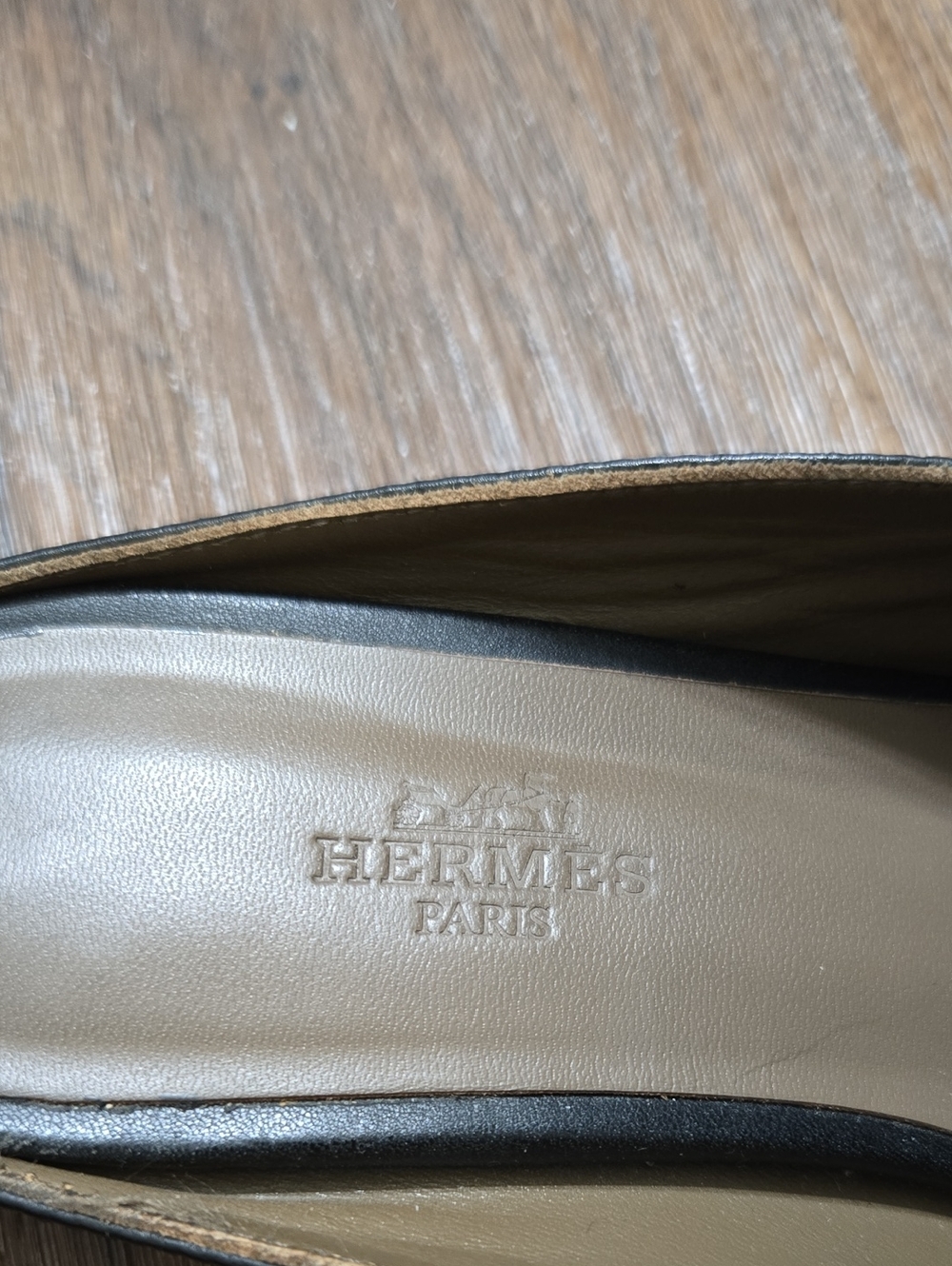 Hermes Black Leather Fringe Kiltie Mules with Silver H Logo - Picture 5 of 7
